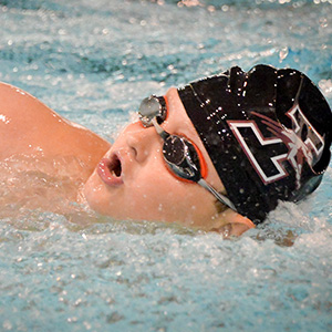 swimmer in the water