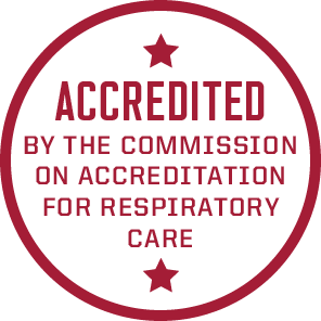 Accredited by the Commission on Accreditation for Respiratory Care