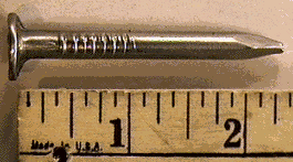 shank of a 1918 date nail