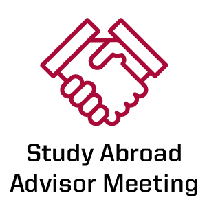 study abroad advisor meeting