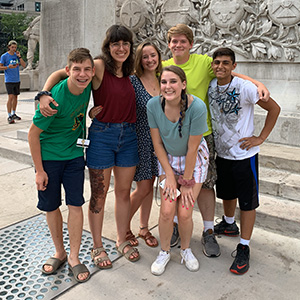 group photo of friends