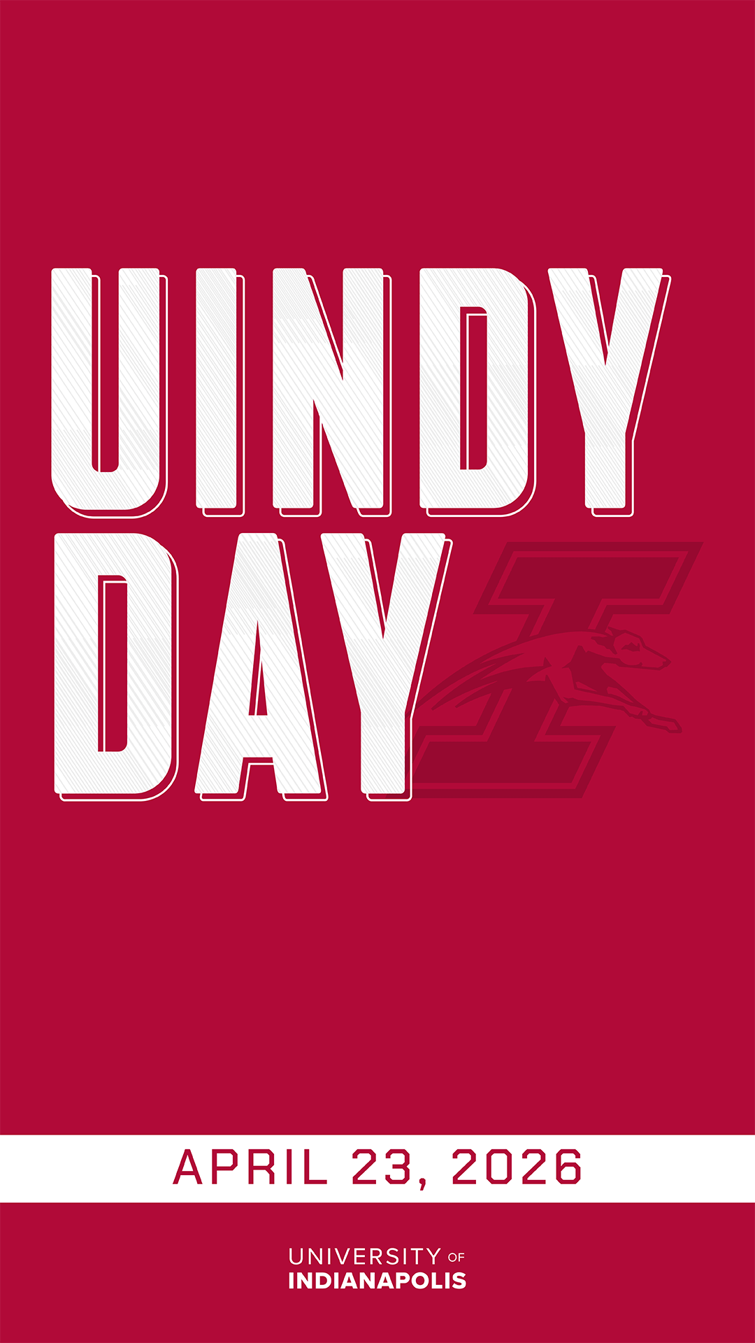 UIndy Day: April 23, 2026 for Instagram stories