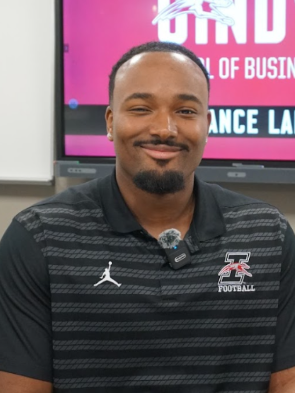 Amoree Stephens in the Finance Lab