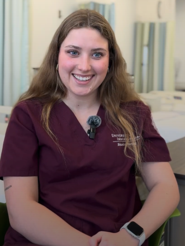 Maggie Johnson in Health Pavilion