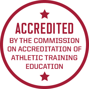 Accredited by the commission on accreditation of athletic training education