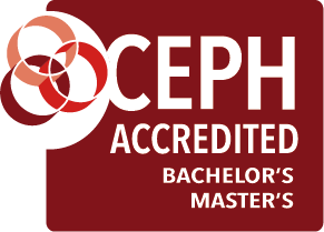 CEPH accredited (bachelor's and master's) logo
