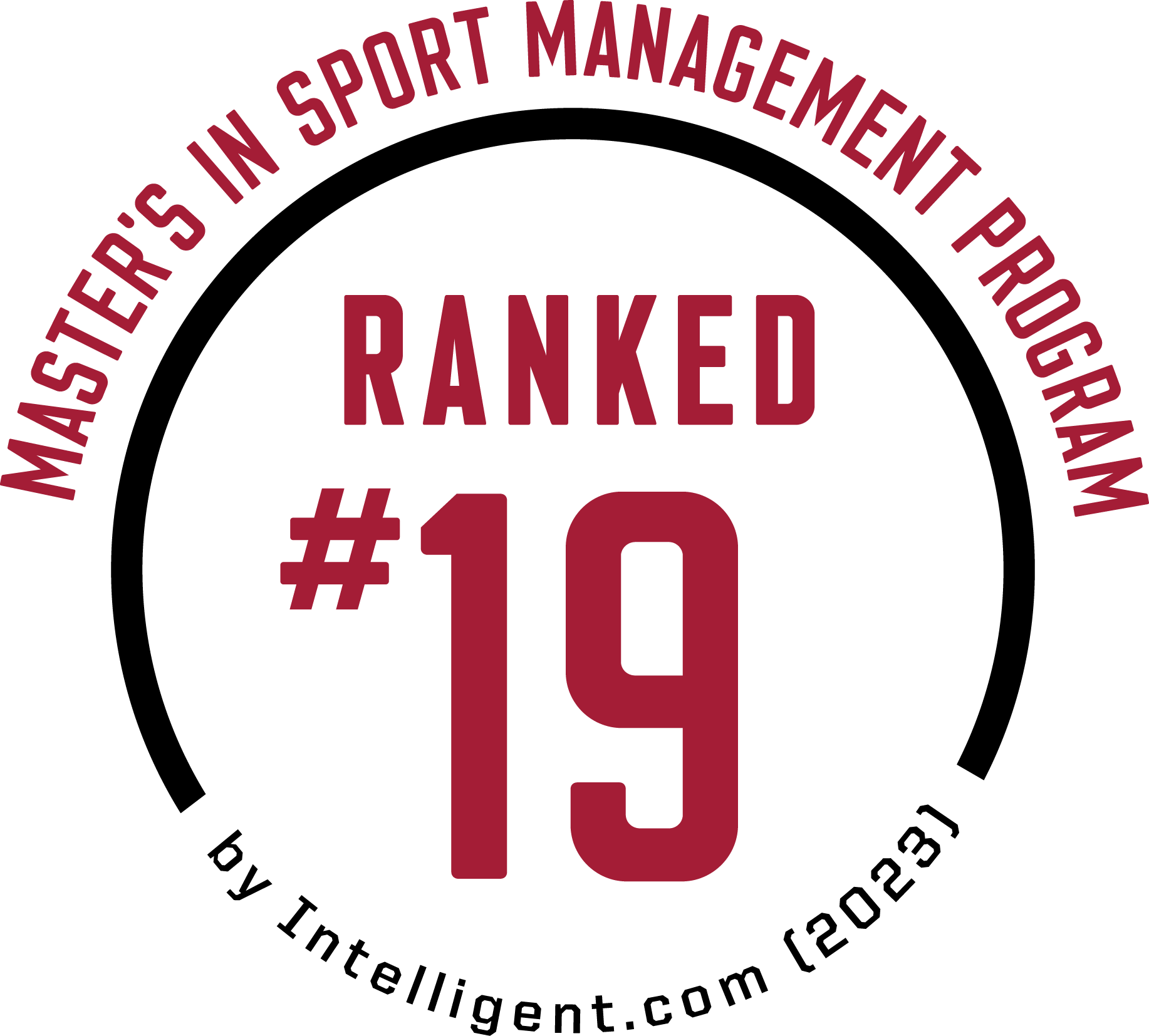 ranked #19 masters in sport management program by intelligent.com (2023)