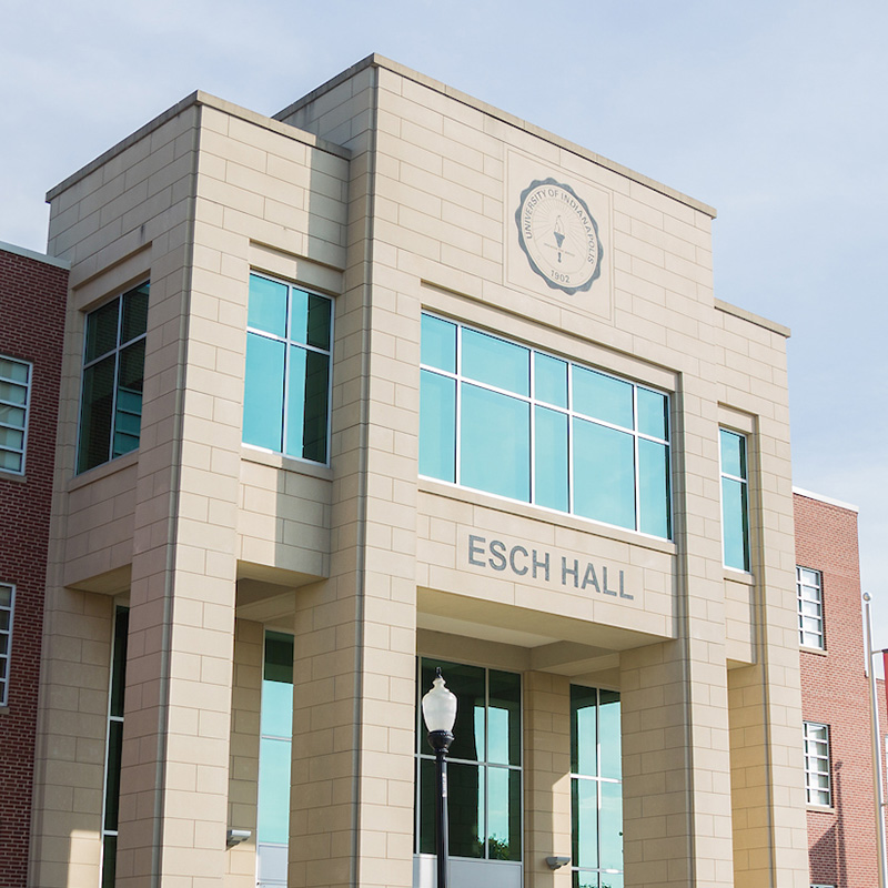 exterior shot of Esch Hall