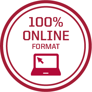 100% online class format