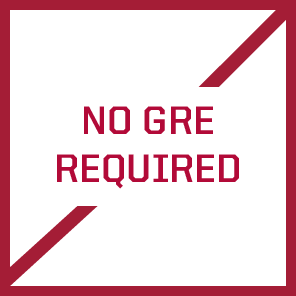 no GRE required