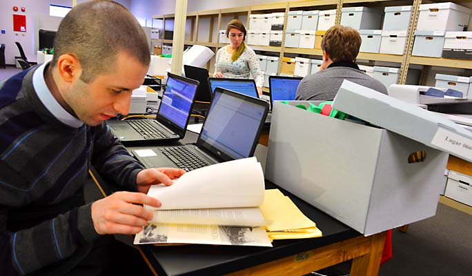 Interns work to digitize Mayoral Archives through partnership with HistoryIT