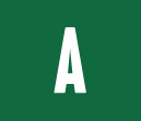 green square with white A