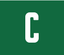 green square with white C