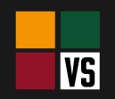 4 colored squares: yellow, green, red, and white with VS
