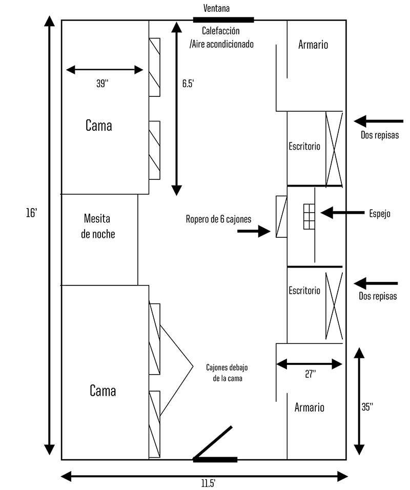 floor plan map in spanish