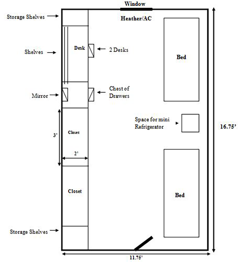 floor plan map in english